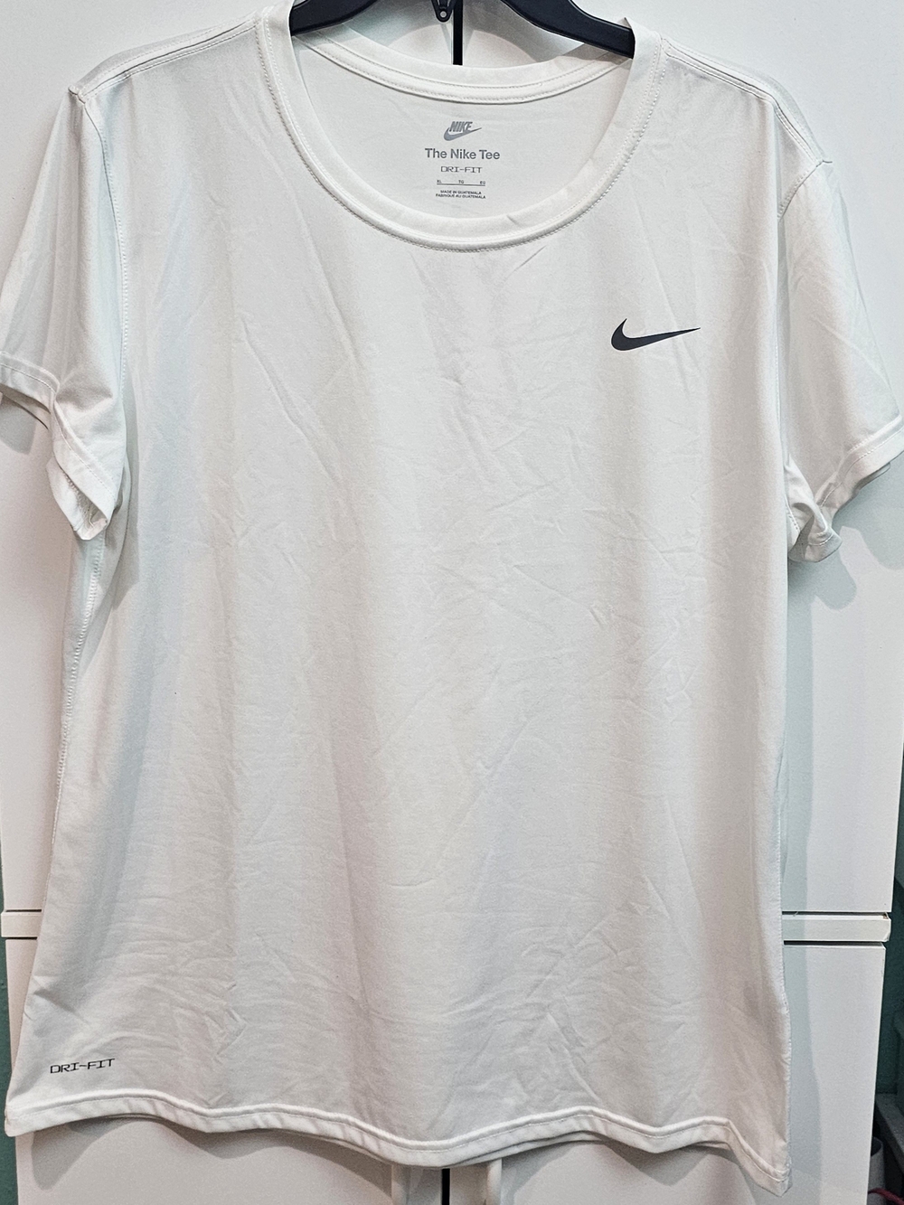 Nike Women’s Dri-FIT Crew Neck T-Shirt - White Size XL